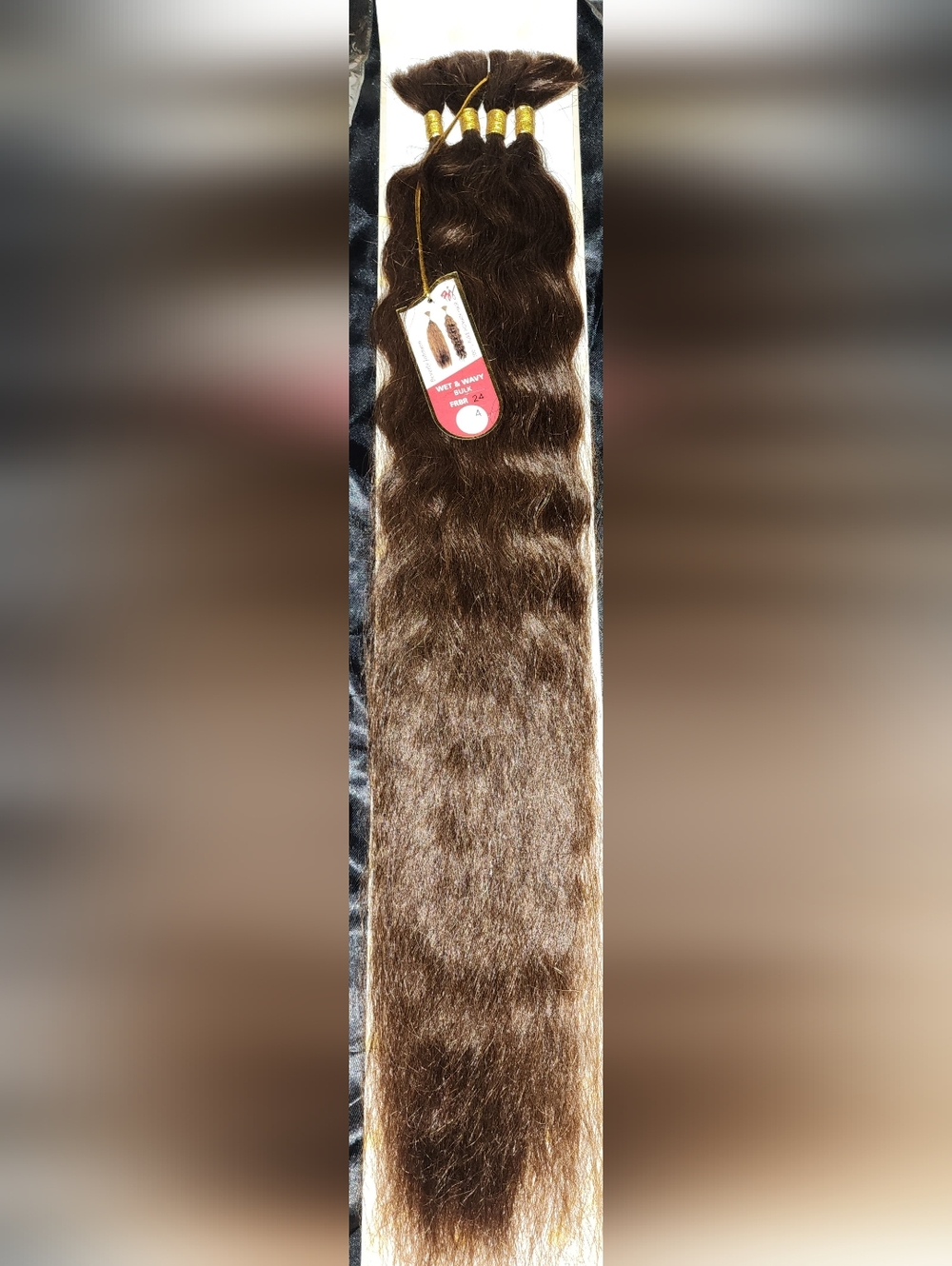 Human 100% Hair Braiding Beverly Johnson 20" Yaky Straight Bulk Color #FRBR24